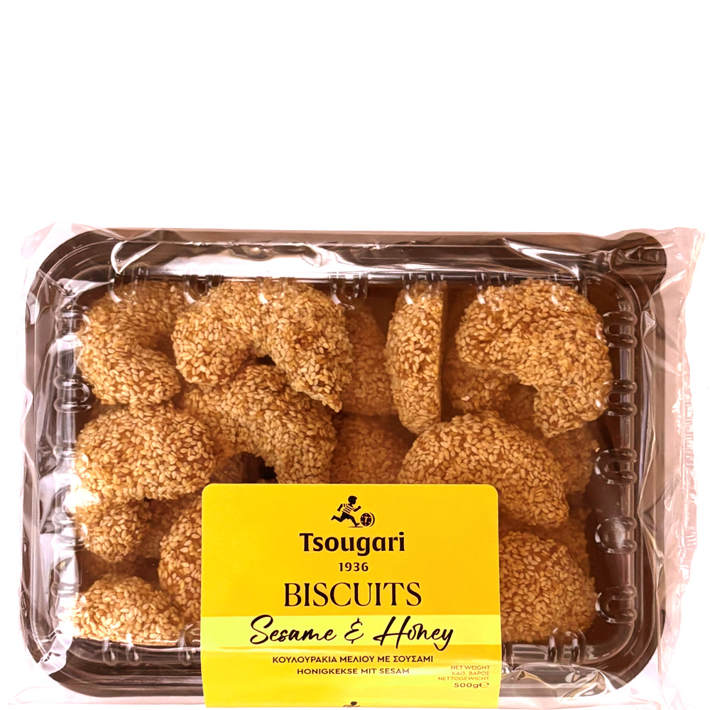 Coolourakis mit Honig und Sesam (500g) Biscotti