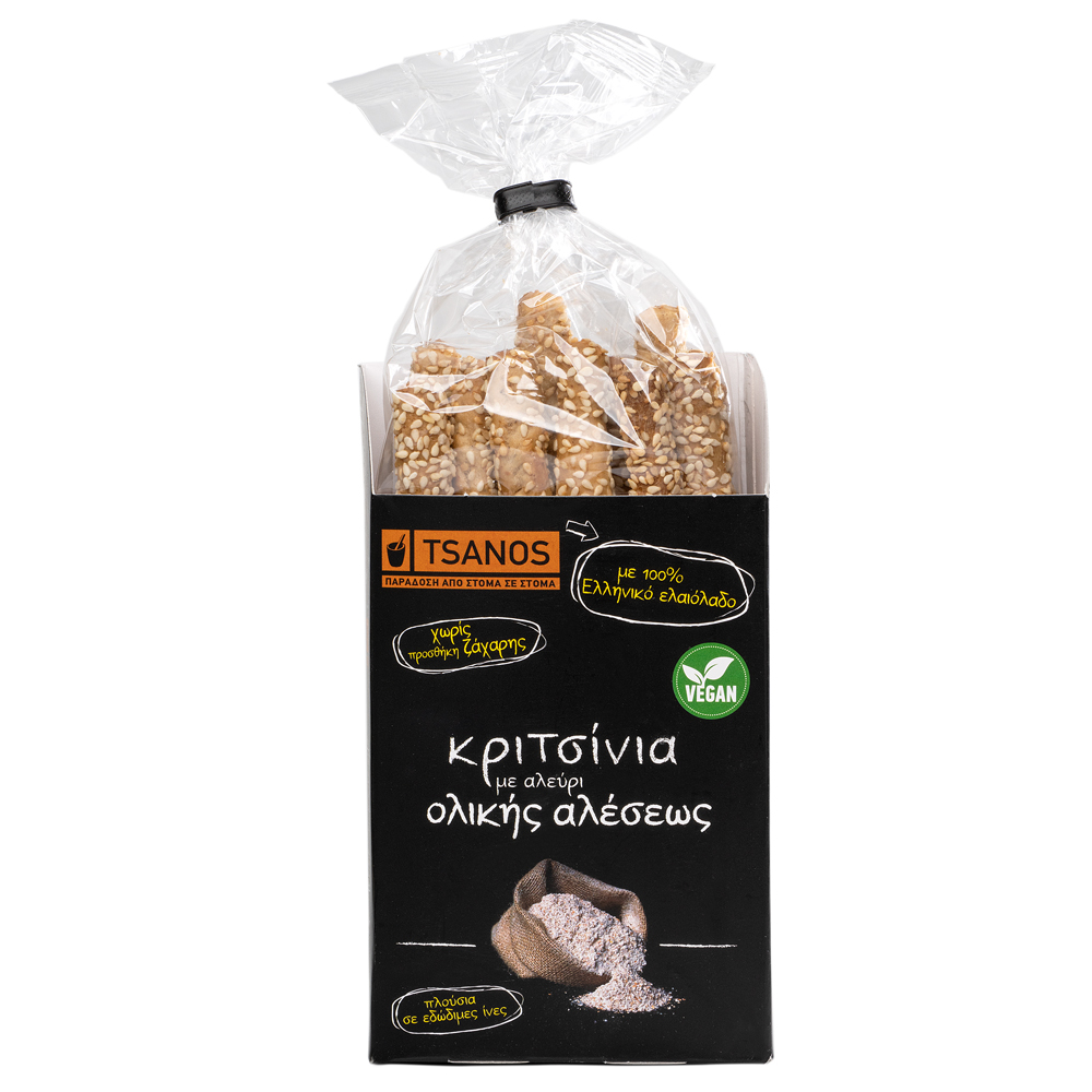 Grissini mit Vollkornmehl (120g) Tsanos