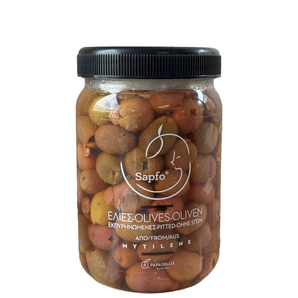 Oliven Mytilini ohne Kern (430g) Sapfo