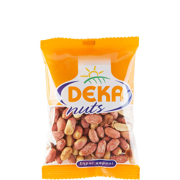 Erdnüsse geröstet mit Haut (90g) Deka Nuts