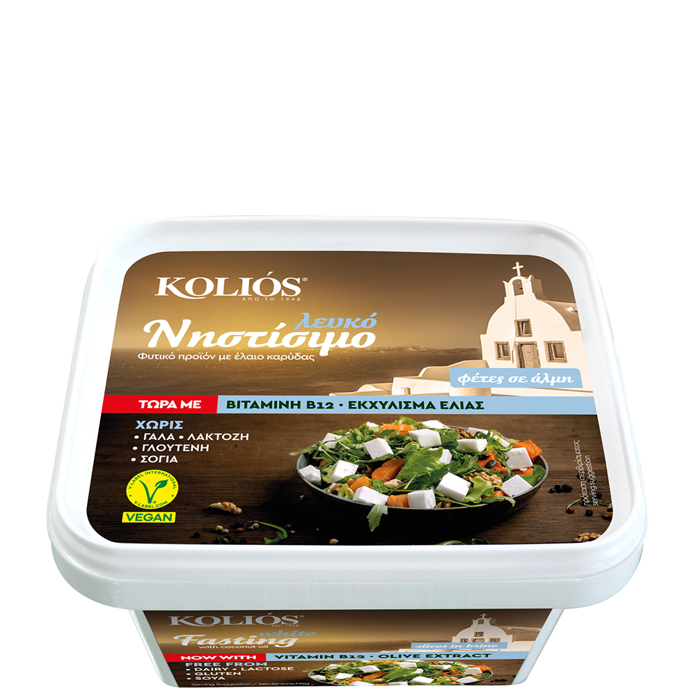 Vegan Käse weiß Nistisimo in Scheiben (400g) Kolios