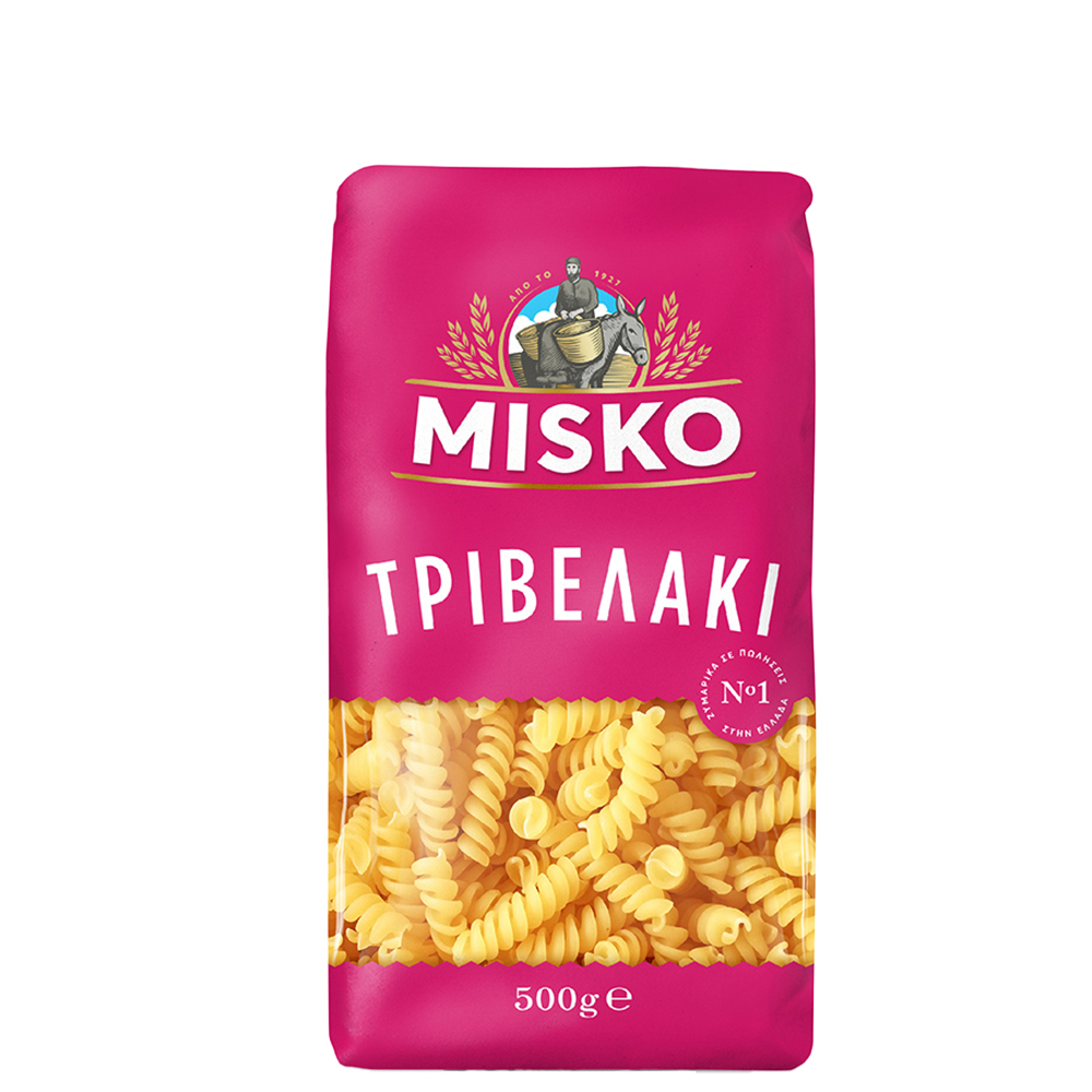 Nudeln Trivelaki Twirls (500g) Misko