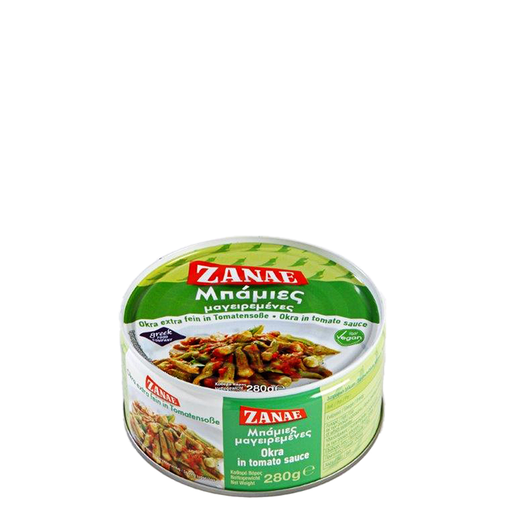 Okraschoten in Tomatensauce (280g) Zanae
