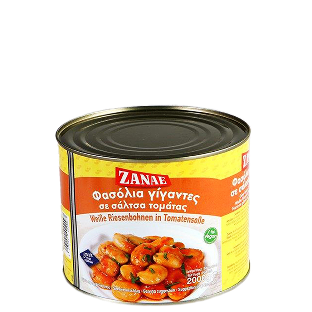 Butterbohnen in Tomatensauce (2Kg) Zanae